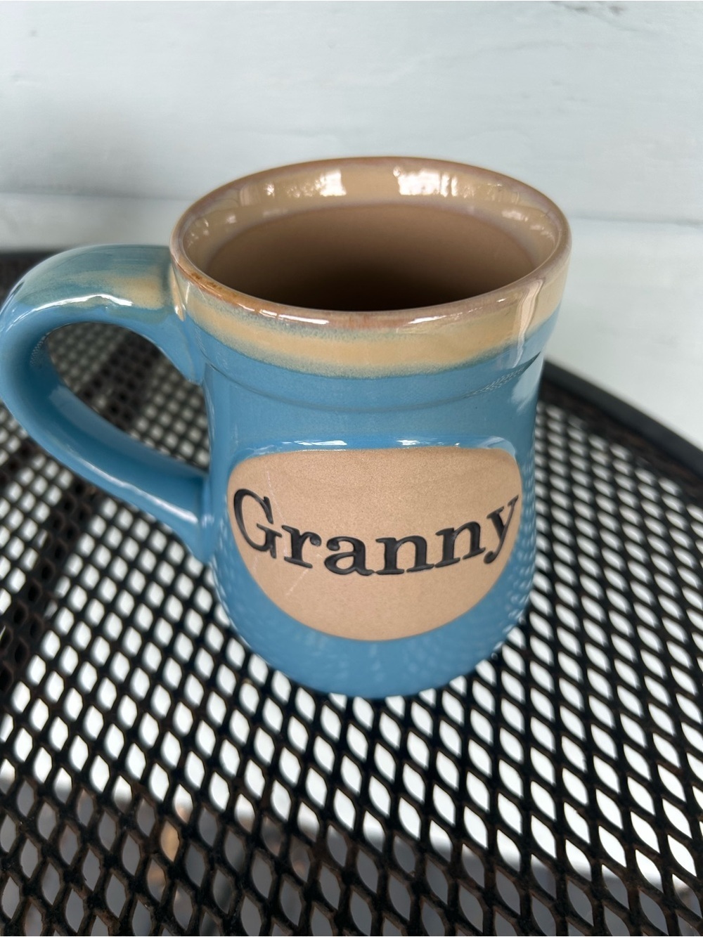 Burton & Burton "Granny " Mug Cup Blue